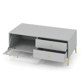 120 cm TV Stand with Compartment for 55-Inch TV-Grey
