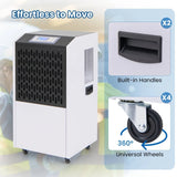 120L Commercial Industrial Dehumidifier for Spaces up to 500m2-White