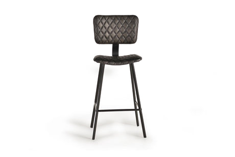 Giner and Colomer - Set Of 2 Leather & Metal Stools