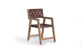 Giner and Colomer  Chair Made Of Mango Wood And Leather