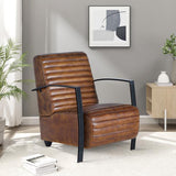 Giner and Colomer - Leather & Metal Armchair