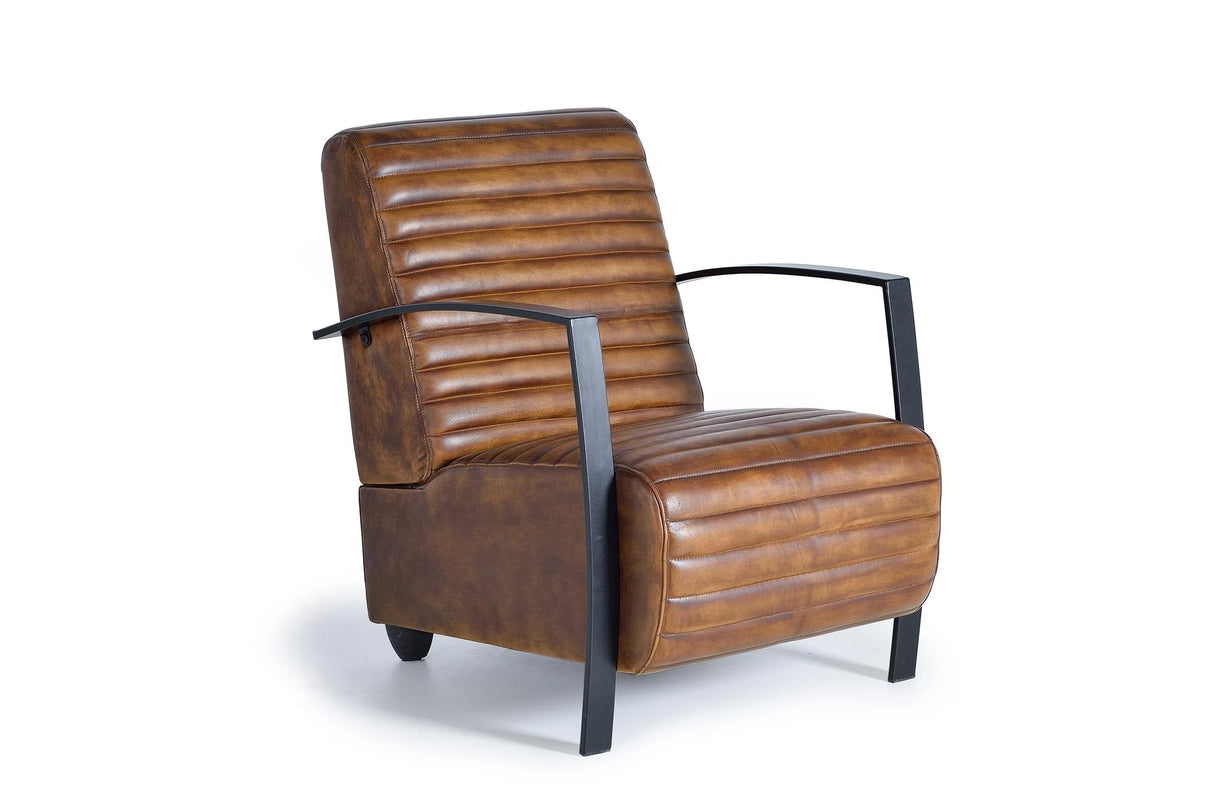 Giner and Colomer - Leather & Metal Armchair