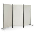 3-Panel Room Divider Folding Privacy Partition Screen for Office Room-White