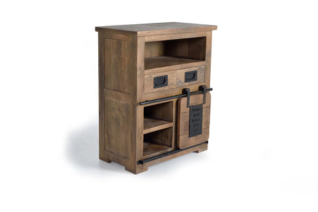 Giner and Colomer - Mango Wood Sideboard/Console With 1 Sliding Door & 2 Drawers