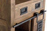 Giner and Colomer - Mango Wood Sideboard/Console With 1 Sliding Door & 2 Drawers