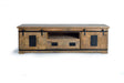 Giner and Colomer - Mango Wood TV Cabinet With 2 Sliding Doors & 1 Drawer