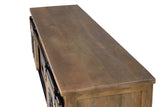 Giner and Colomer - Mango Wood TV Cabinet With 2 Sliding Doors & 1 Drawer