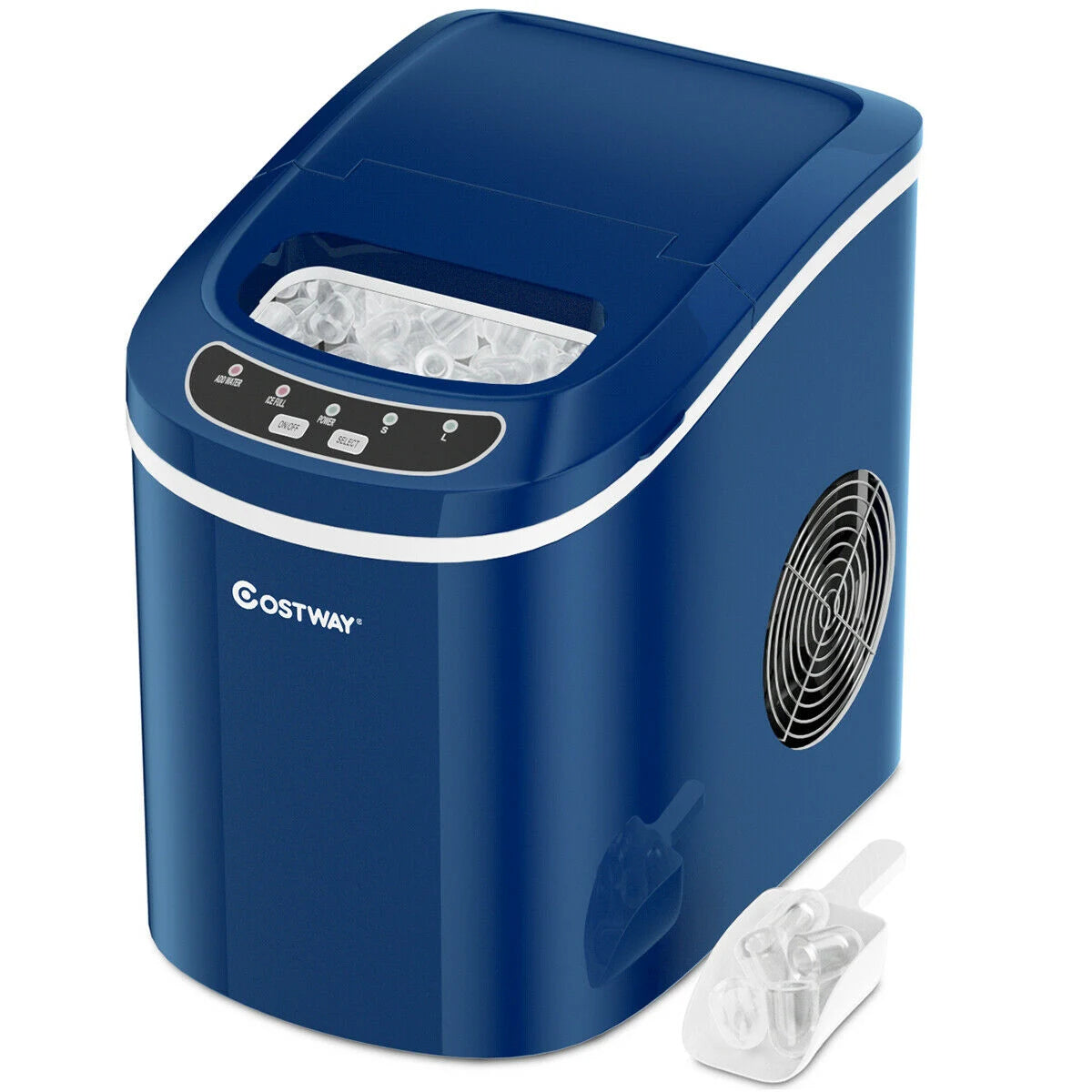 2.2ltr Automatic Electric Ice Cube Maker-Blue