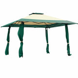 13 Feet x 13 Feet Pop Up Canopy Tent Instant Outdoor Folding Canopy Shelter-Green