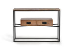 Giner and Colomer - Mango Wood & Metal Drawer Console