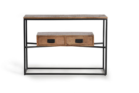 Giner and Colomer - Mango Wood & Metal Drawer Console