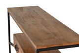 Giner and Colomer - Mango Wood & Metal Drawer Console