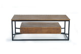 Giner and Colomer - Mango Wood & Metal Coffee Table With 2 Drawers