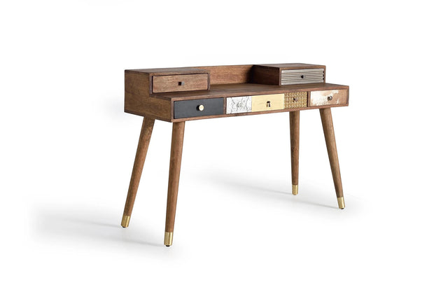Giner and Colomer - Mango Wood Desk With Drawers