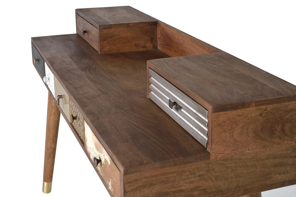 Giner and Colomer - Mango Wood Desk With Drawers