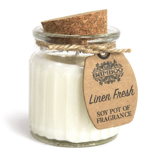 Linen Fresh Soy Pot of Fragrance Candles