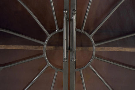 Giner and Colomer - Mango Wood Sideboard With 3 Drawers & 2 Metal Doors