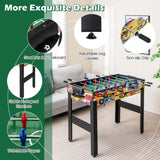 12-in-1 Combo Game Table Set with Foosball Air Hockey Pool Chess and Ping Pong