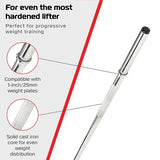 1.2m 1" Barbell and Cast Iron Weight Plate Sets Bar 5kg pair 10kg Set