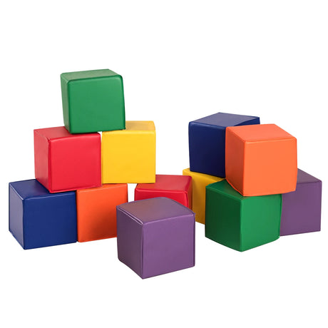 12 Pieces 8 Inch PU Foam Big Building Blocks for Kids