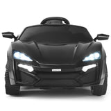 12V Electric Kids Car wth 2.4G Remote Control and Spring Suspension-Black