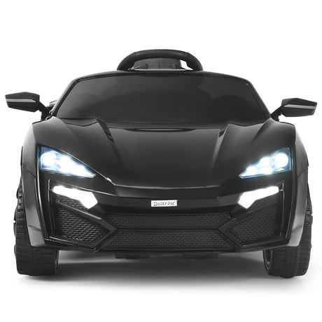 12V Electric Kids Car wth 2.4G Remote Control and Spring Suspension-Black
