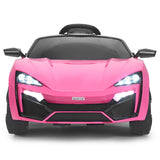 12V Electric Kids Car wth 2.4G Remote Control and Spring Suspension-Pink