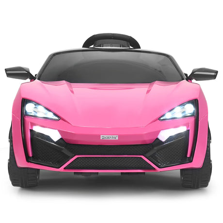 12V Electric Kids Car wth 2.4G Remote Control and Spring Suspension-Pink