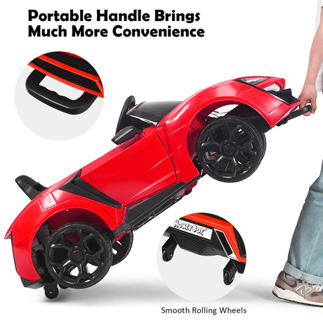 12V Electric Kids Car wth 2.4G Remote Control and Spring Suspension-Red