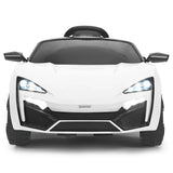 12V Electric Kids Car wth 2.4G Remote Control and Spring Suspension-White