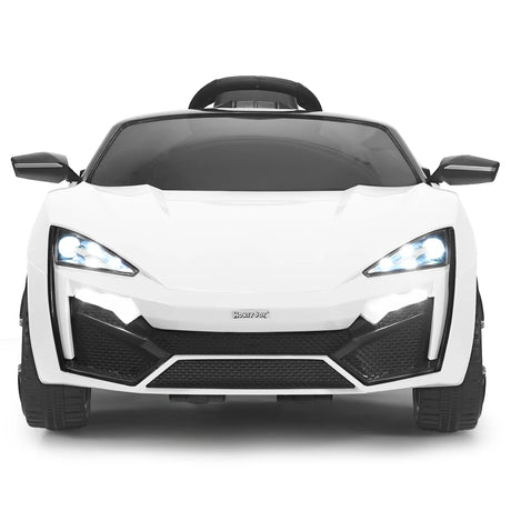 12V Electric Kids Car wth 2.4G Remote Control and Spring Suspension-White