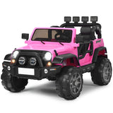 12V Electric Kids Ride On Truck with Remote Control-Pink