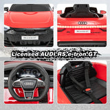 12V Audi Licensed Electric Kids Ride On Car with Remote Control-Red