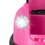 12V Kids Ride on Bumper Car with Remote Control and Music-Pink