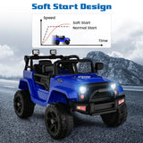 12V Kids Ride on Car with Remote Control and Music-Navy