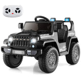 12V Kids Ride on Car with Soft Start and Battery Powered-Black