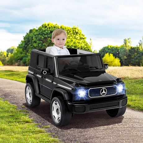 12V Licensed Mercedes-Benz EQG Kids Ride On Car-Black