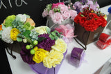 Soap Flower Bouquet - Pink Rose & Carnation