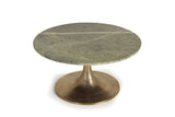 Giner and Colomer - Coffee Table With Marble Top & Metal Base