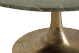 Giner and Colomer - Coffee Table With Marble Top & Metal Base