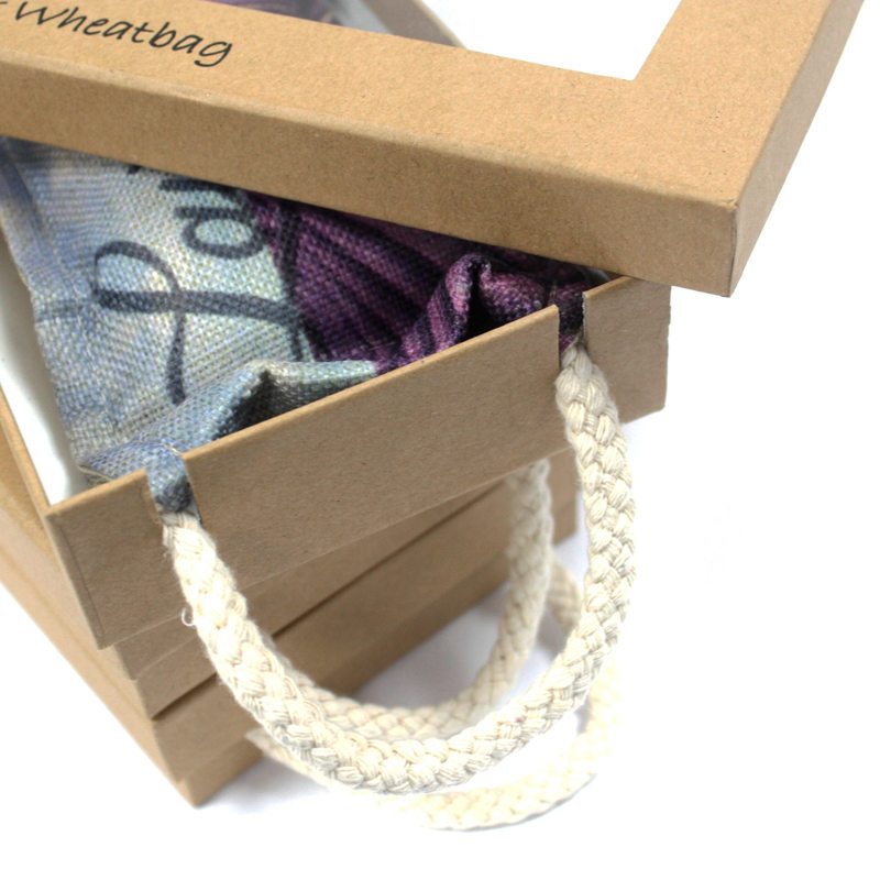 Luxury Lavender Wheat Bag in Gift Box - Lavender Comforts