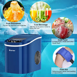 2.2ltr Automatic Electric Ice Cube Maker-Blue