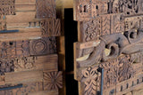 Giner and Colomer - Mango Wood Sideboard With 2 Doors, 3 Drawers & Recovered Wood Details