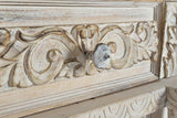 Giner and Colomer - Mango Wood Sideboard With 2 Doors & 2 Drawers, Hand-Carved