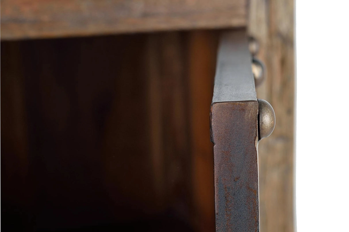 Giner and Colomer - Recovered Railway Sleeper Wood Sideboard With 2 Doors & 2 Drawers