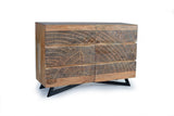 Giner and Colomer - 6-Drawer Acacia Wood Chest With Metal Legs