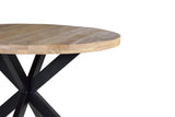 Giner and Colomer - Mango Wood Dining Table With Metal Legs
