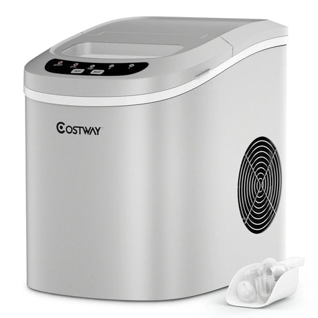2.2ltr Automatic Electric Ice Cube Maker-Silver