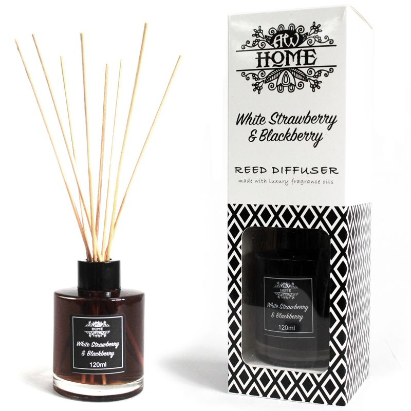 120ml Reed Diffuser - White Strawberry & Blackberry