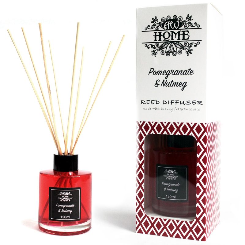 120ml Reed Diffuser -  Pomegranate & Nutmeg